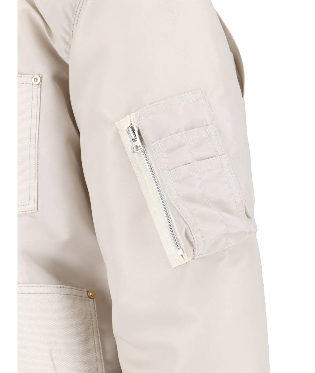 SACAI Белая полиамидовая куртка, фото 3