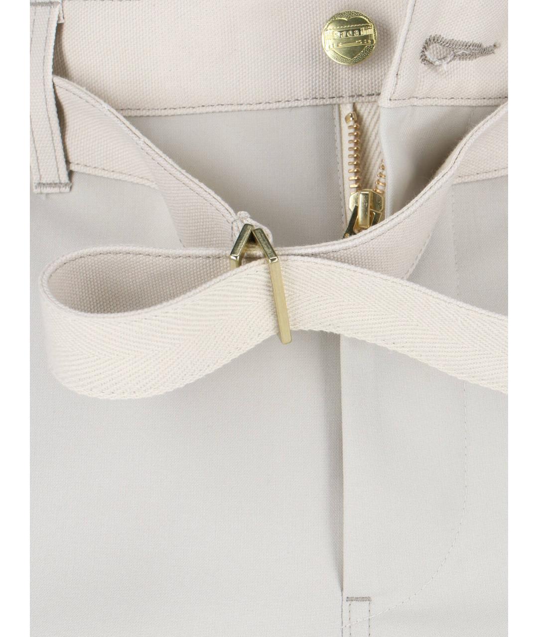 SACAI Белые полиэстеровые повседневные брюки, фото 5