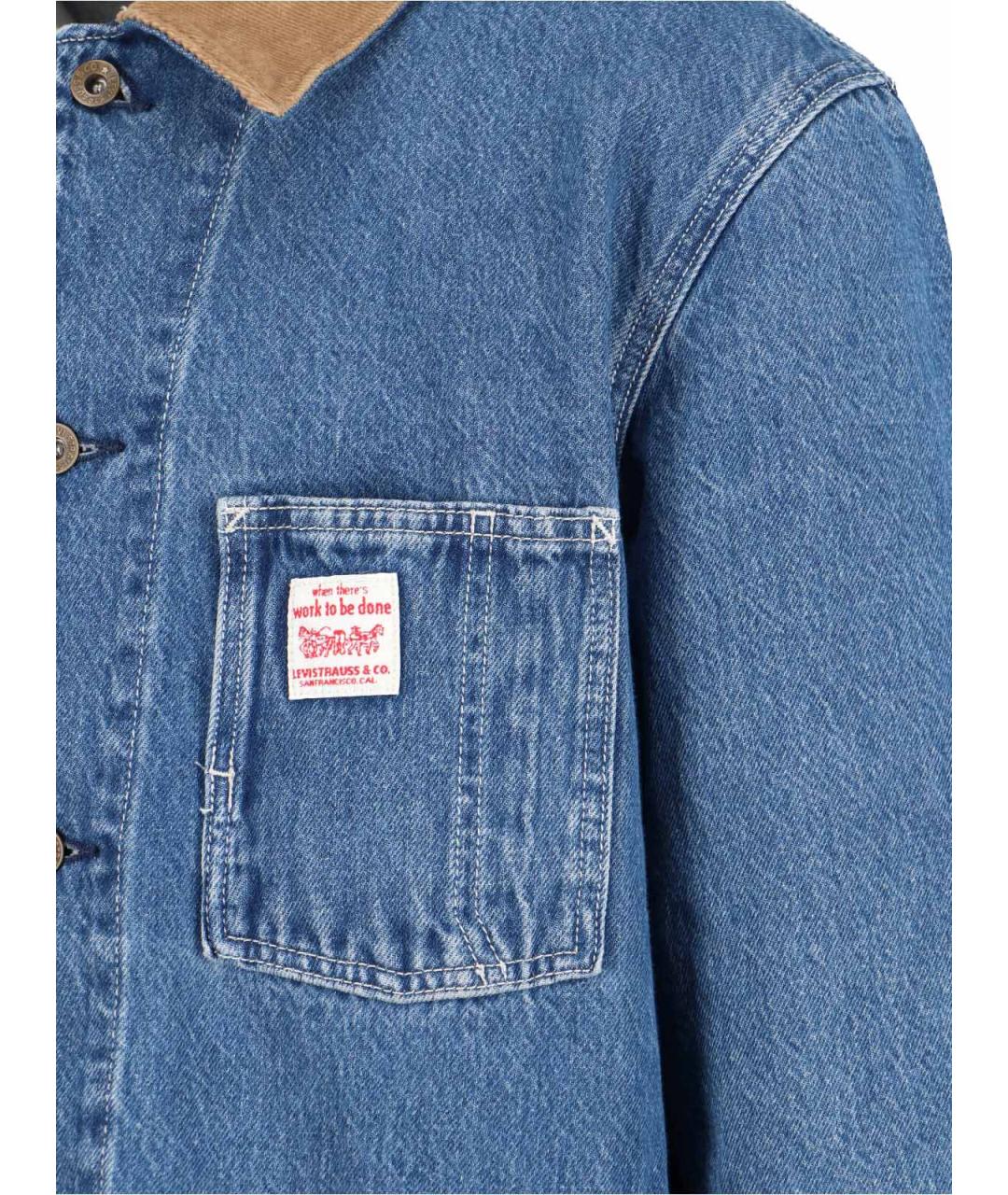 LEVI'S Синяя деним куртка, фото 3