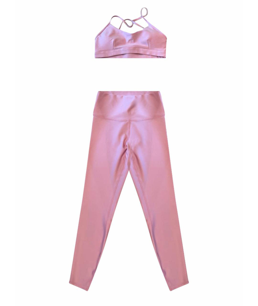ALO YOGA Розовый полиэстеровый спортивные костюмы, фото 1