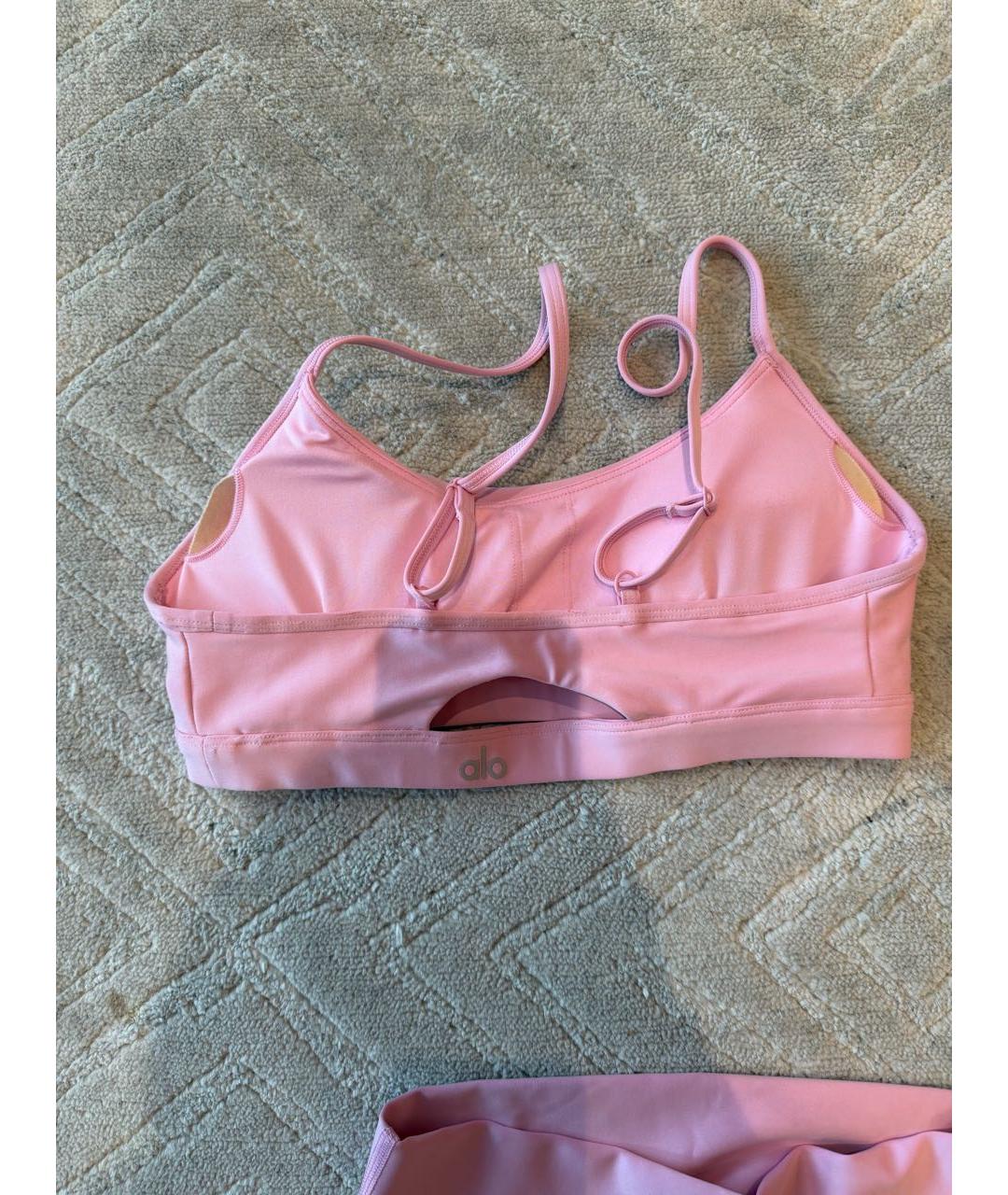 ALO YOGA Розовый полиэстеровый спортивные костюмы, фото 4
