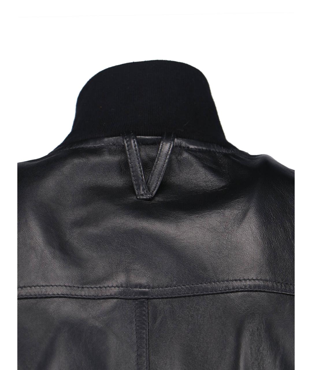 VALSTAR Черная кожаная куртка, фото 4
