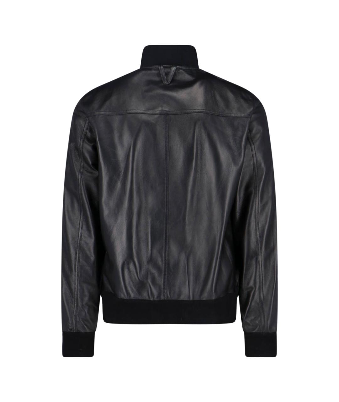 VALSTAR Черная кожаная куртка, фото 2