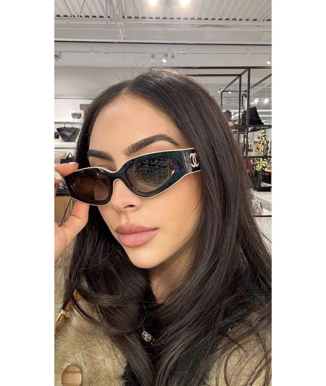 CHANEL Черные солнцезащитные очки, фото 3