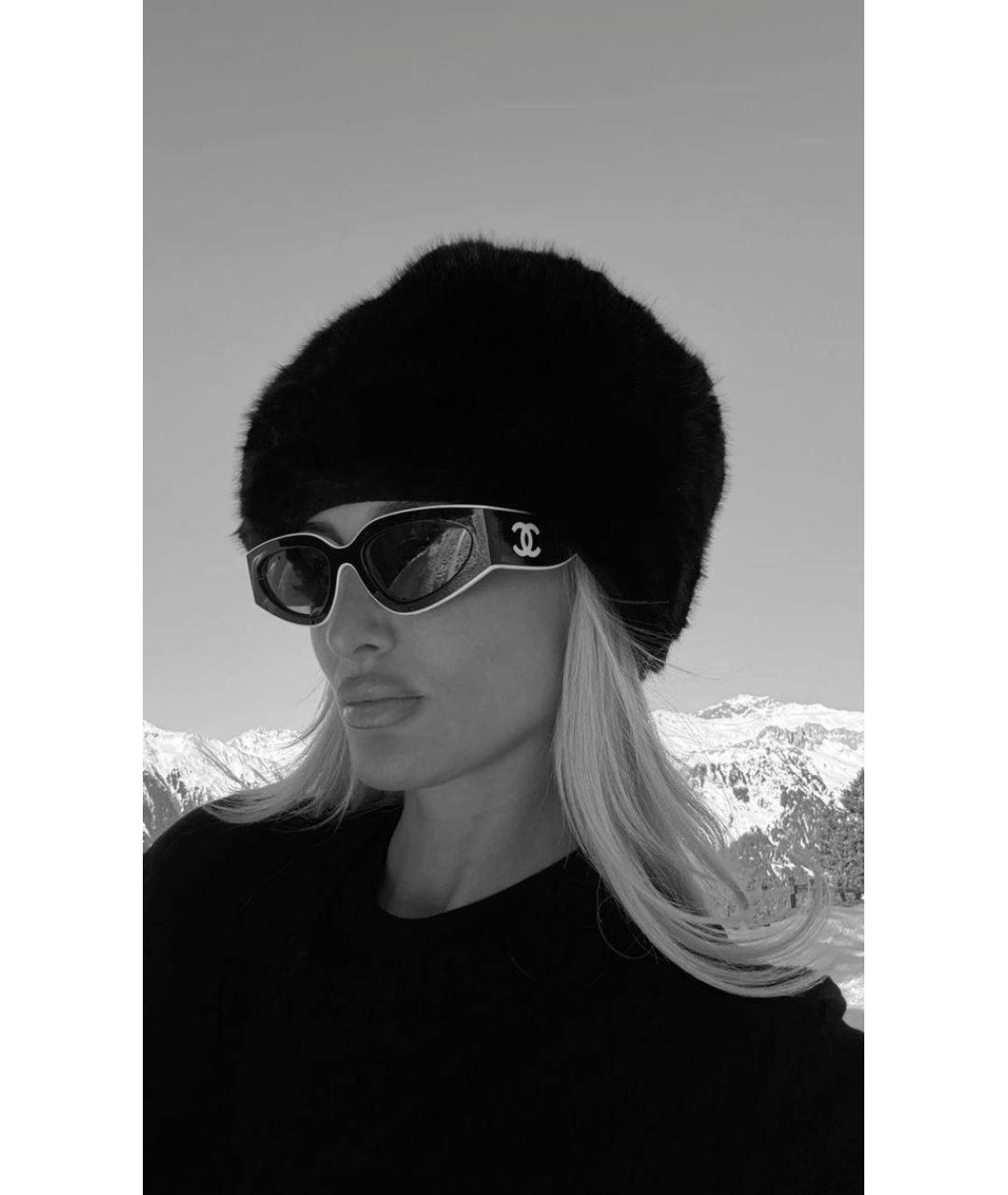 CHANEL Черные солнцезащитные очки, фото 4