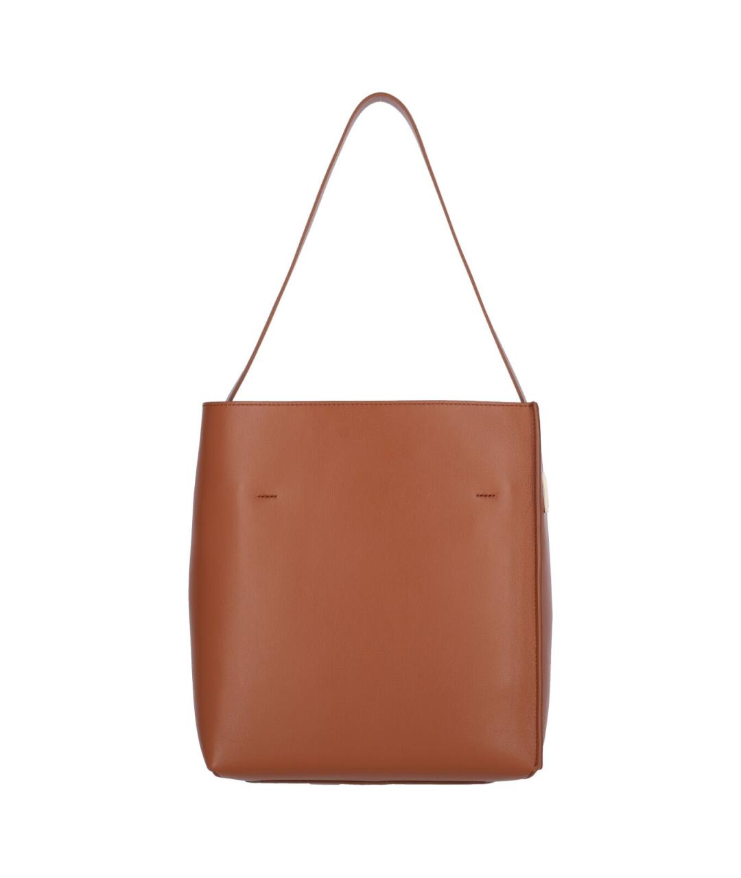 MARNI Коричневая кожаная сумка тоут, фото 3