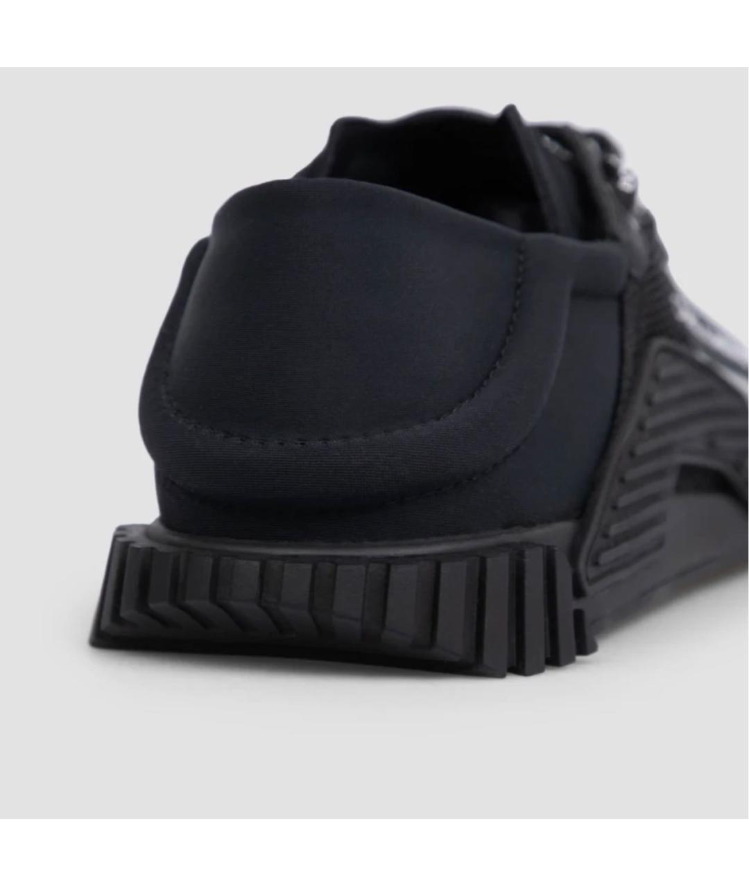 DOLCE&GABBANA Черные низкие кроссовки / кеды, фото 4