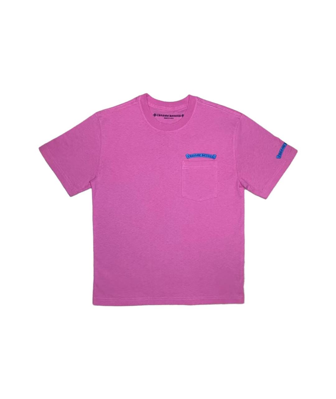 CHROME HEARTS Розовая футболка, фото 1