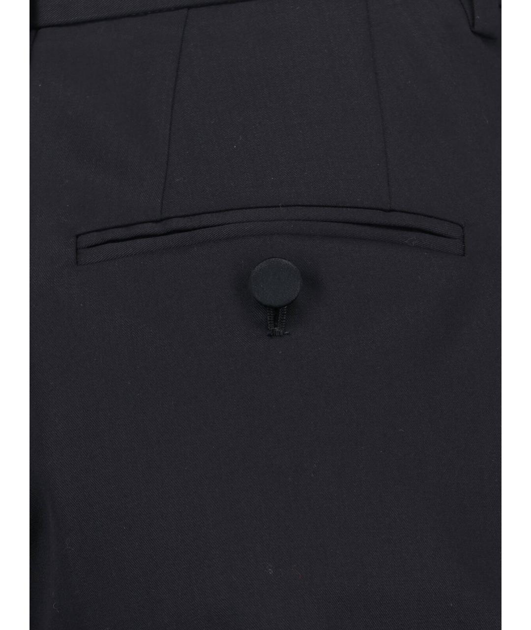 VIVIENNE WESTWOOD Черные шерстяные брюки узкие, фото 4