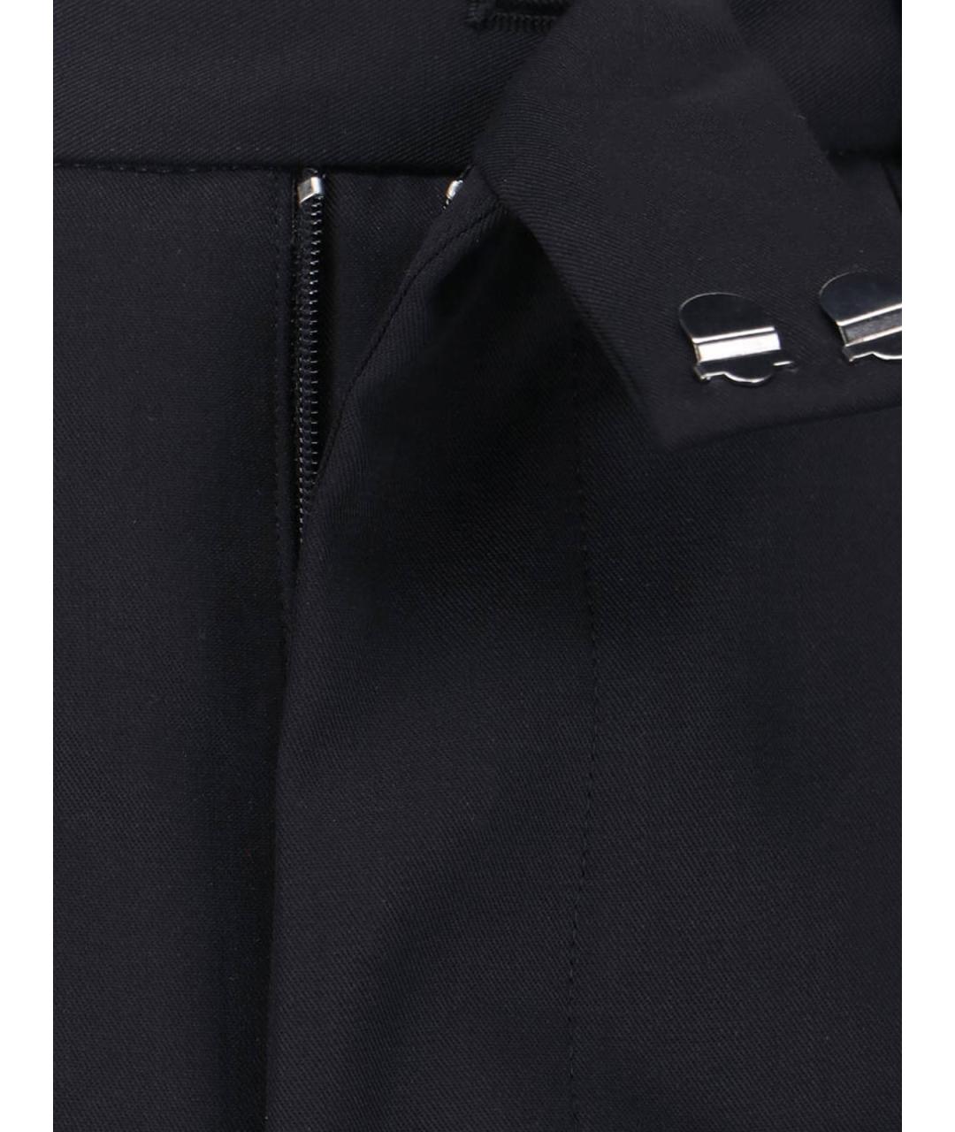 VIVIENNE WESTWOOD Черные шерстяные брюки узкие, фото 5