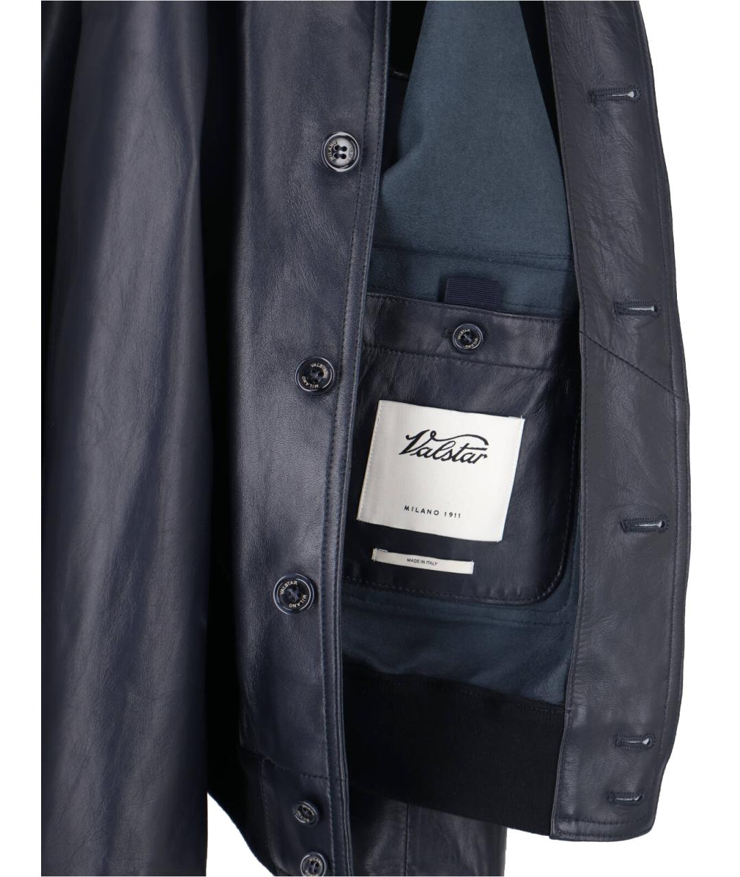 VALSTAR Синяя кожаная куртка, фото 5