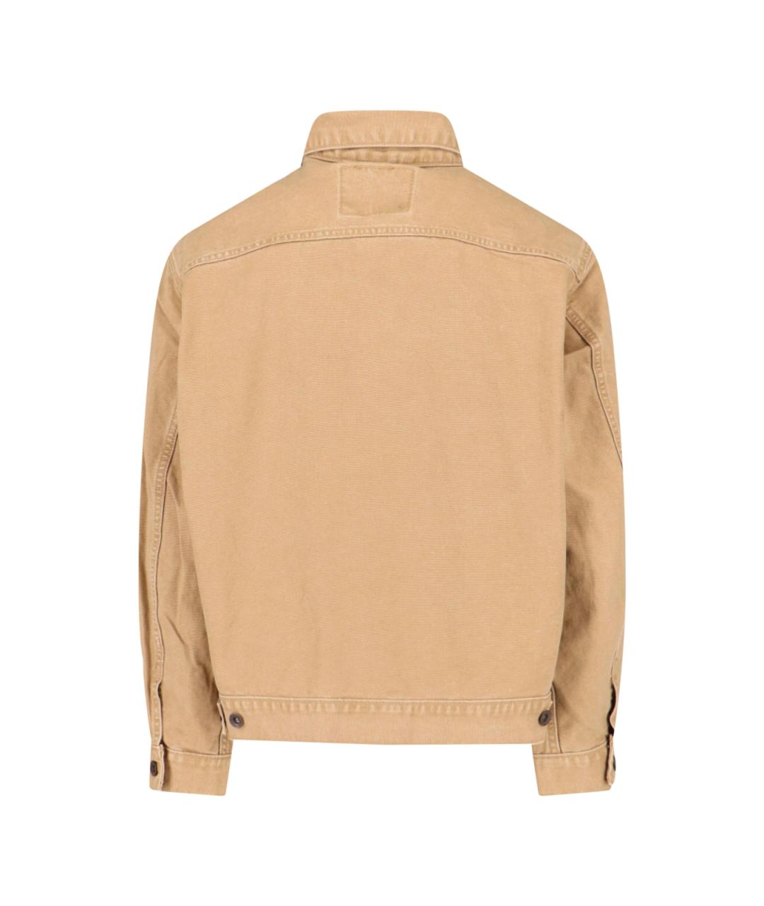 LEVI'S Бежевая хлопковая куртка, фото 2