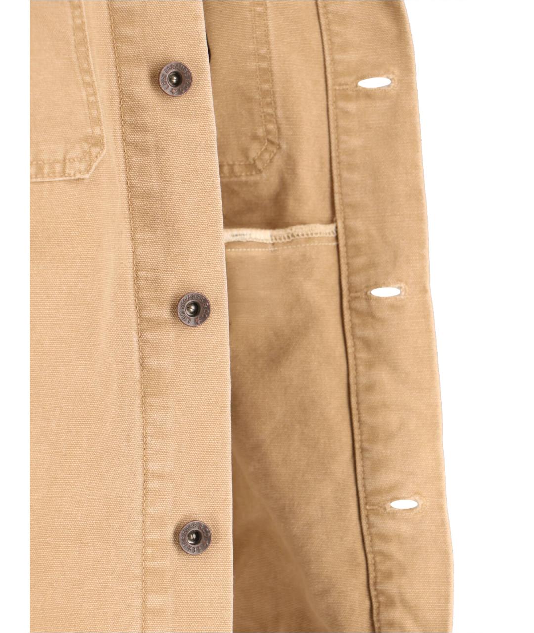 LEVI'S Бежевая хлопковая куртка, фото 5