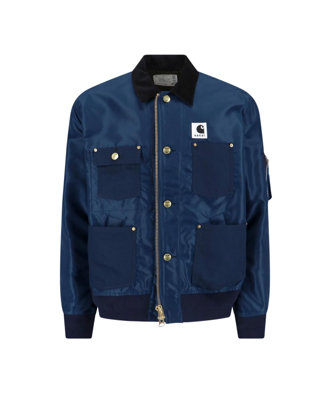SACAI Синяя полиамидовая куртка, фото 1