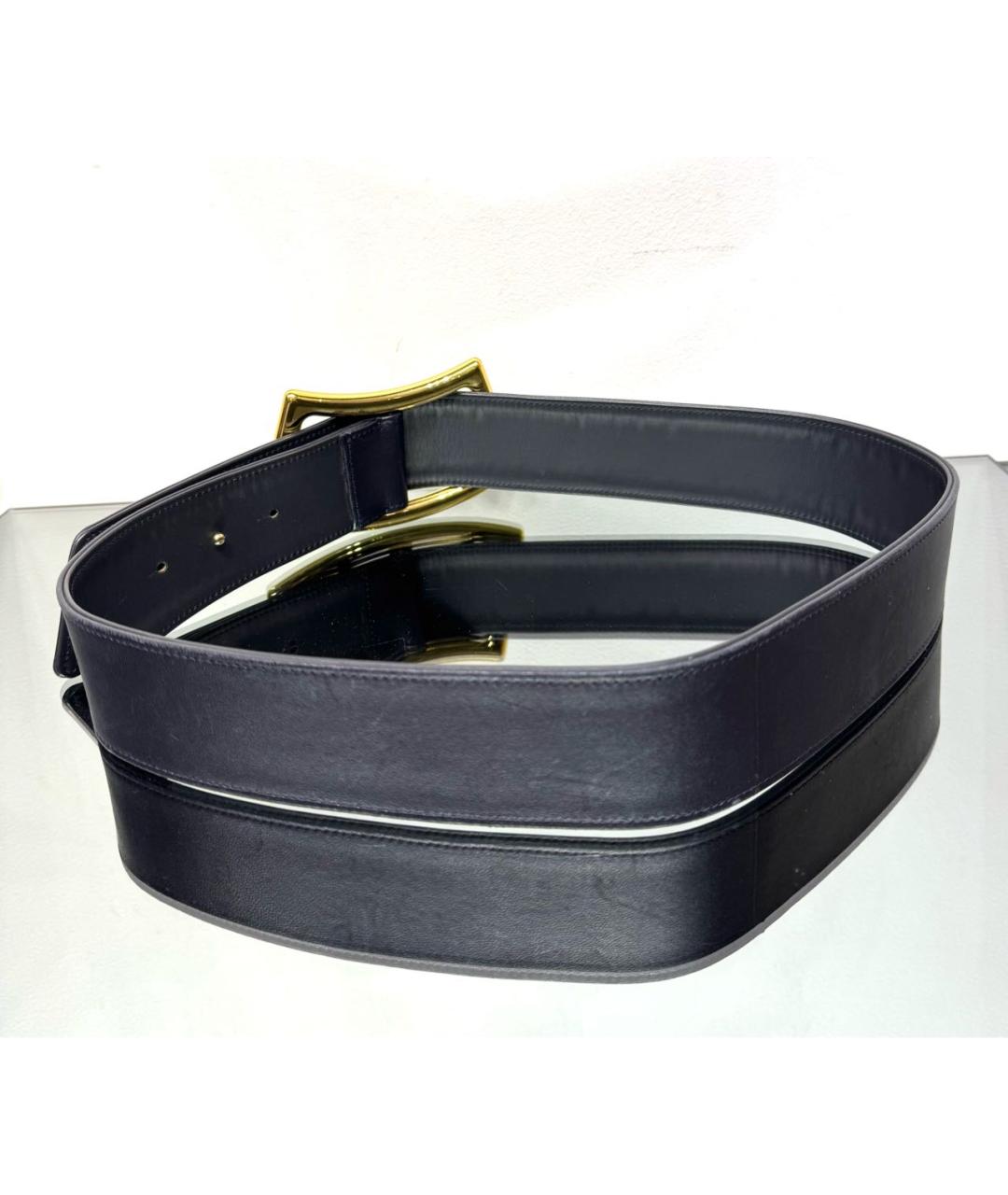 CHLOE Черный кожаный ремень, фото 4