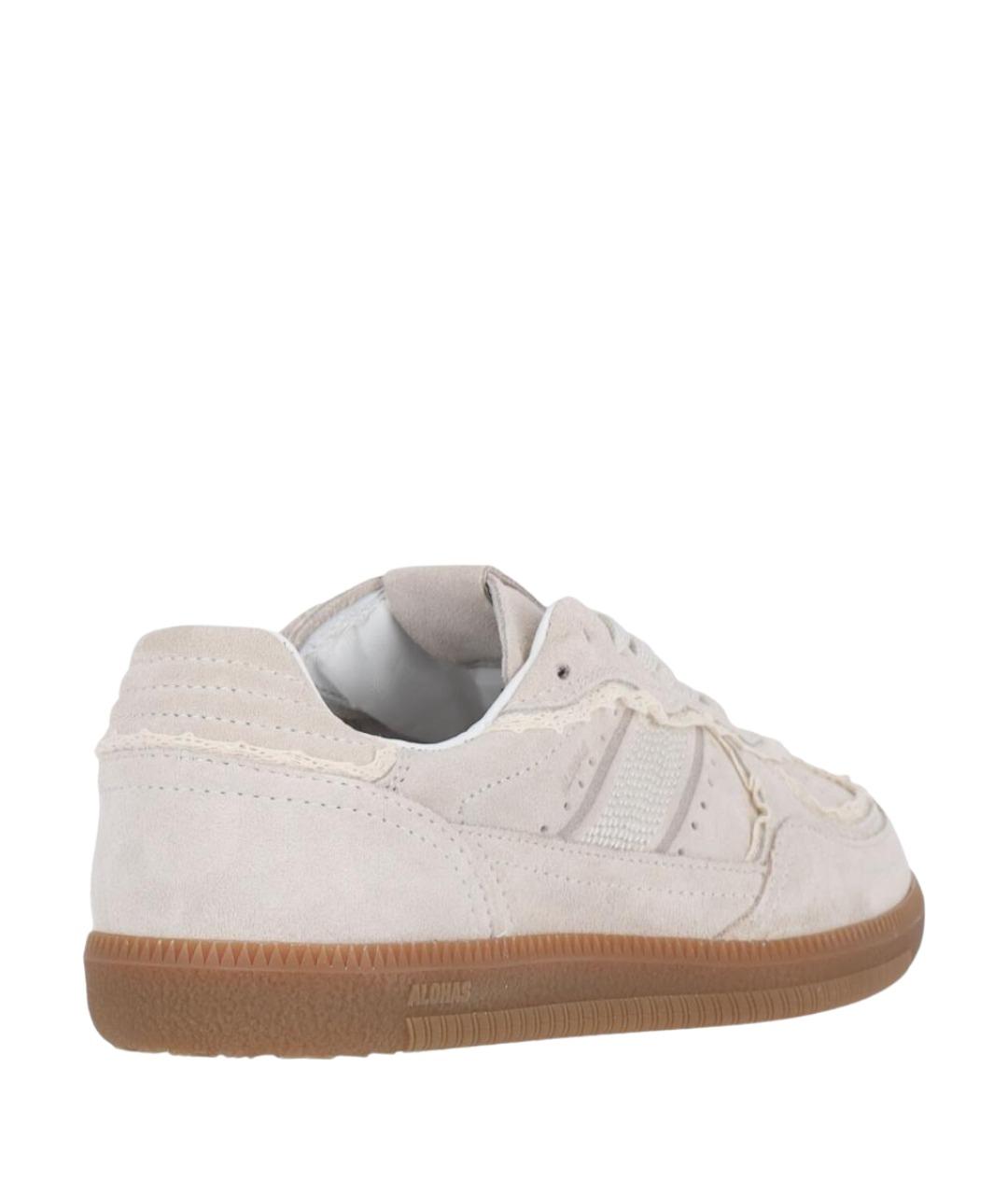 ALOHAS Бежевые замшевые кеды, фото 4