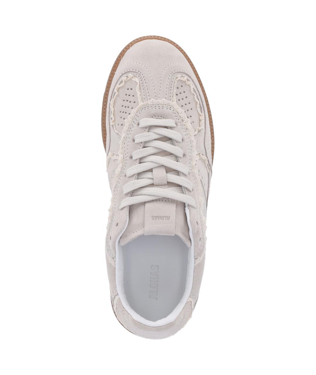 ALOHAS Бежевые замшевые кеды, фото 5