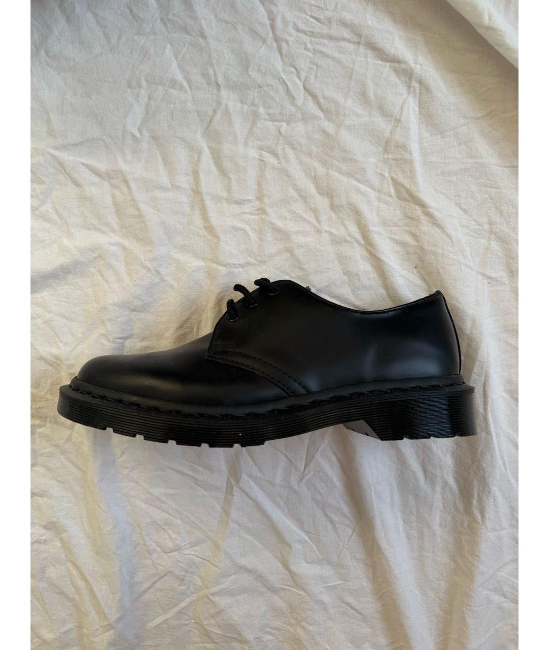 DR. MARTENS Черные кожаные брогги и оксфорды, фото 8