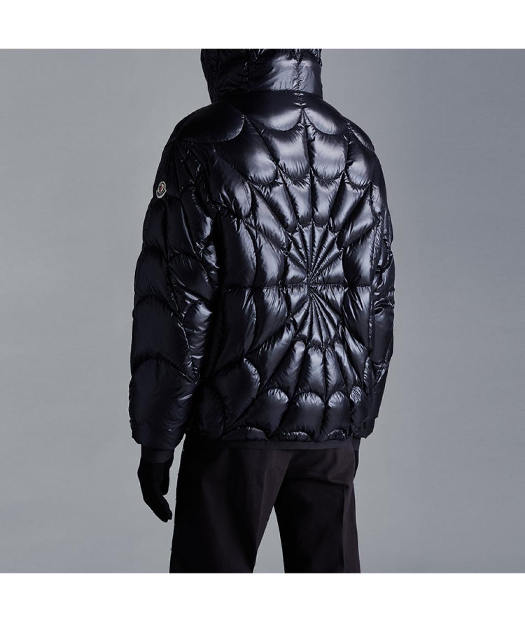 MONCLER Черный пуховик, фото 3
