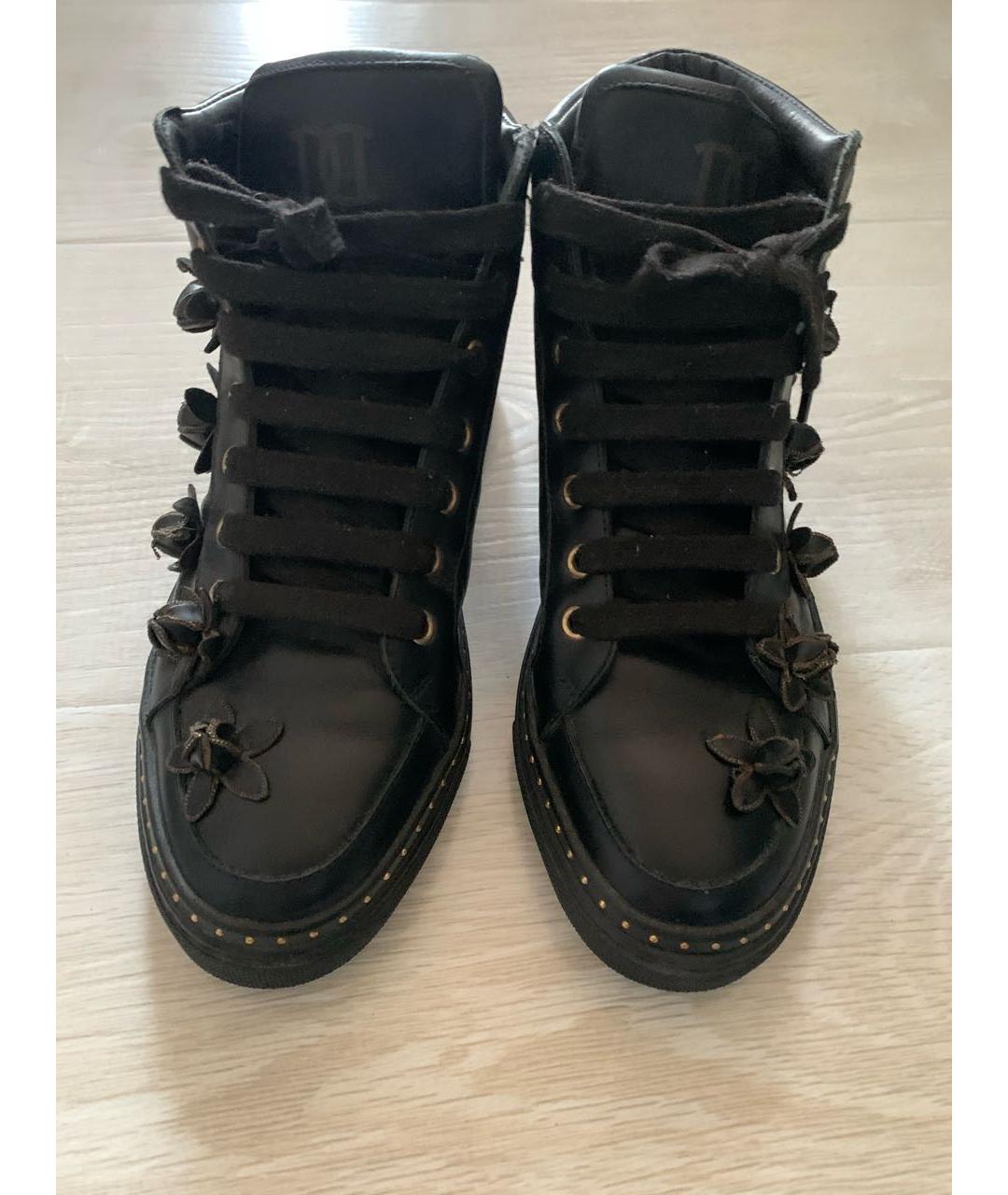 DSQUARED2 Черные кожаные ботинки, фото 2