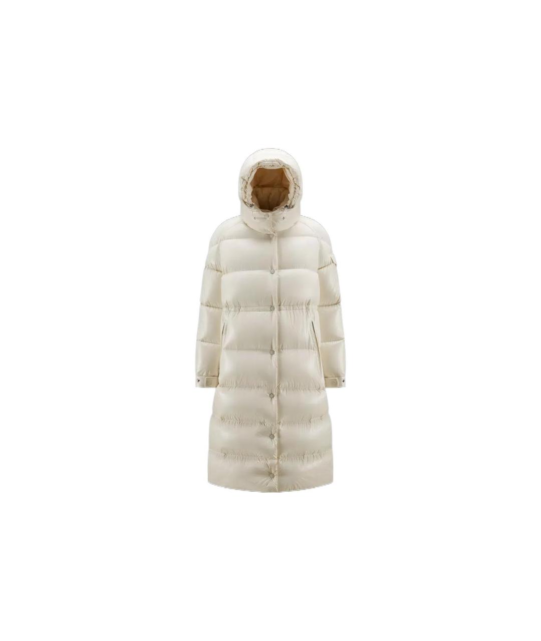 MONCLER Белый пуховик, фото 1