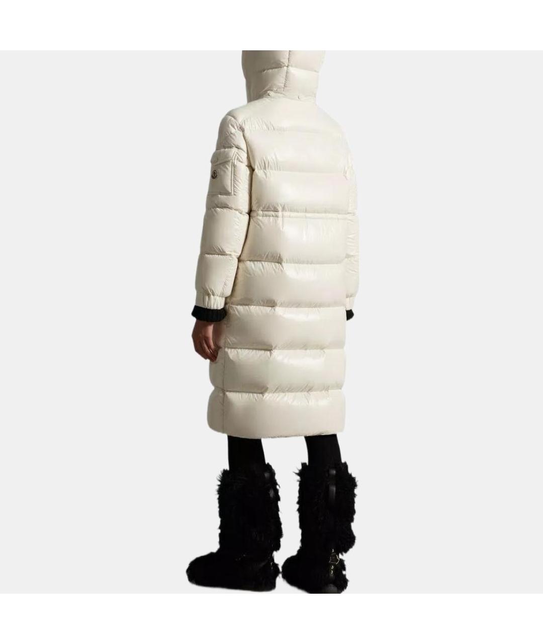 MONCLER Белый пуховик, фото 3
