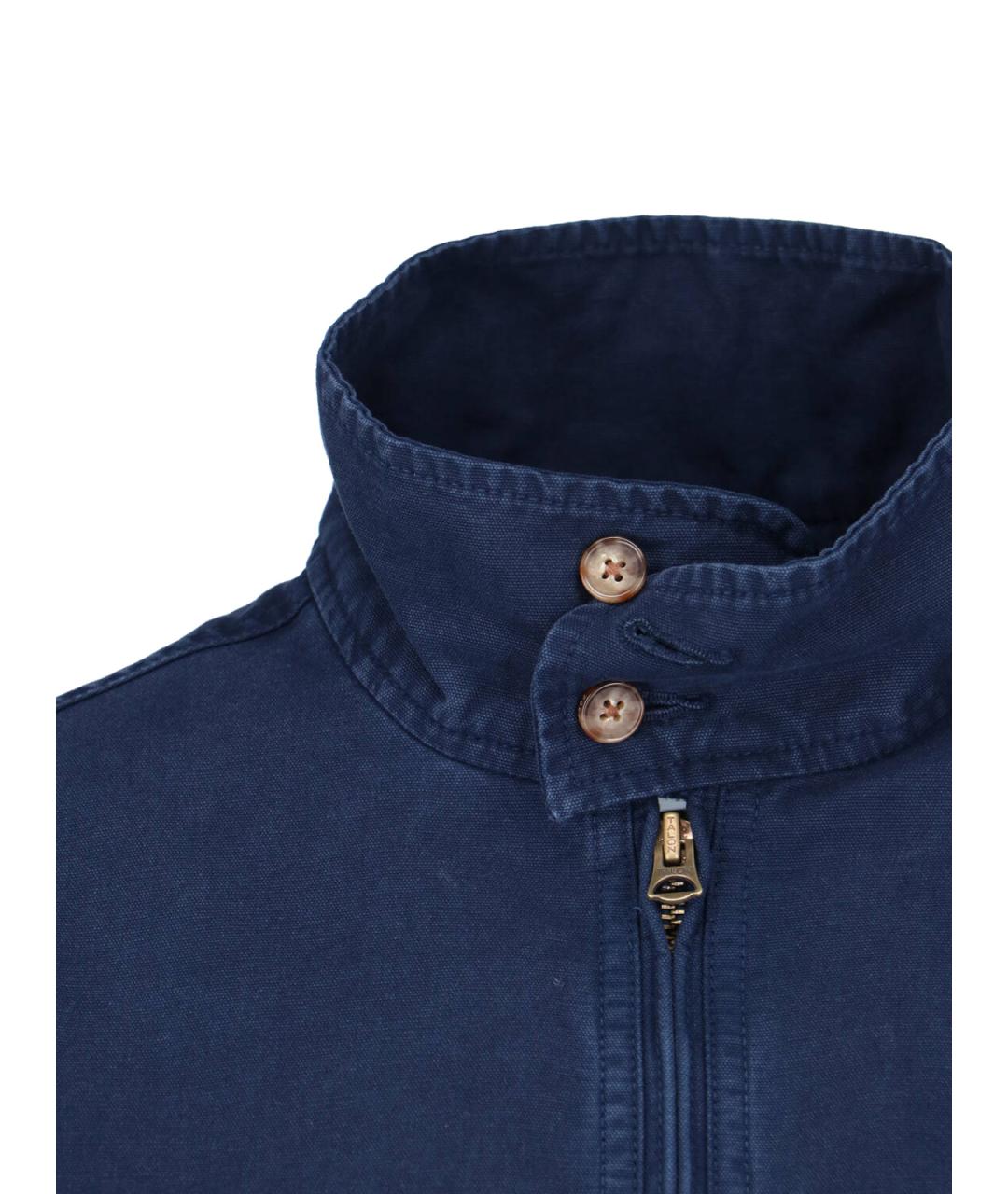 POLO RALPH LAUREN Синяя хлопковая куртка, фото 3