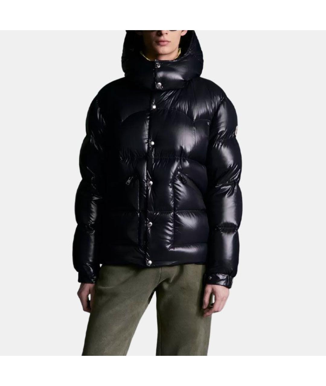 MONCLER Синяя полиамидовая куртка, фото 3