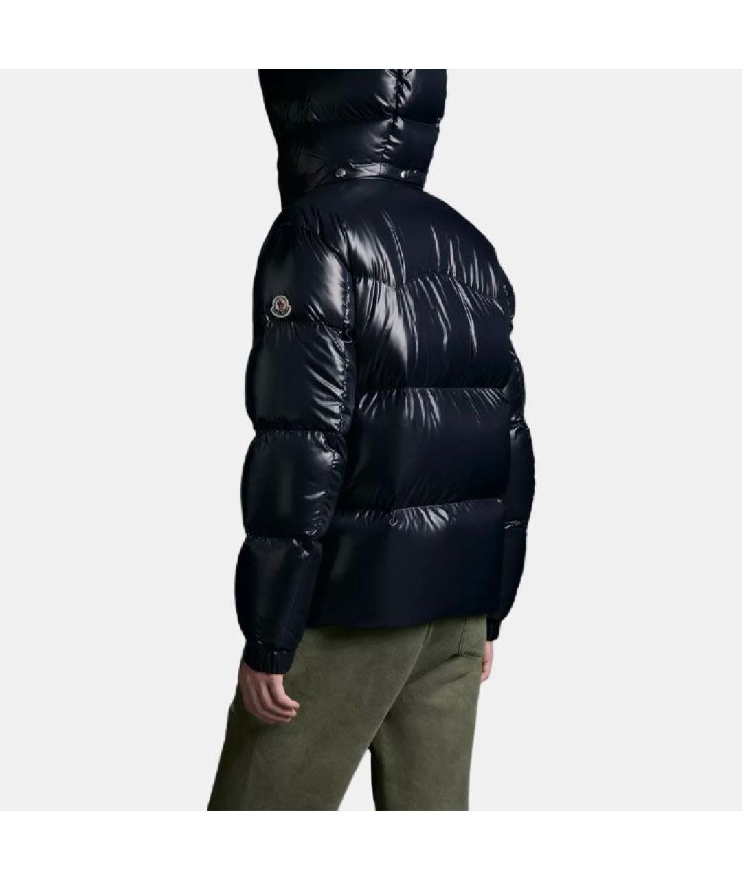 MONCLER Синяя полиамидовая куртка, фото 2