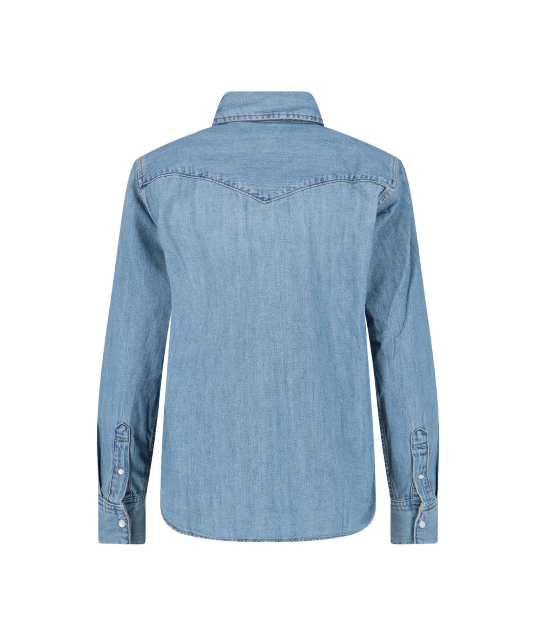 LEVI'S Синяя деним рубашка, фото 2