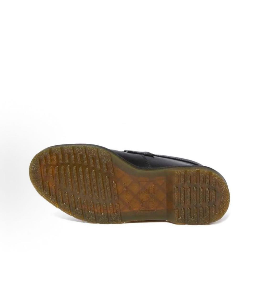 DR. MARTENS Черные кожаные лоферы, фото 4