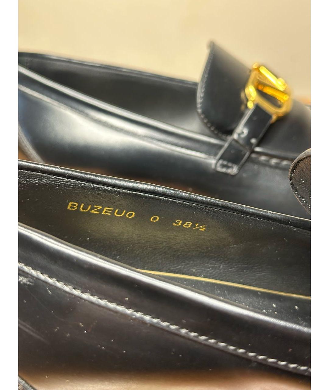 VALENTINO Черные кожаные лоферы, фото 5