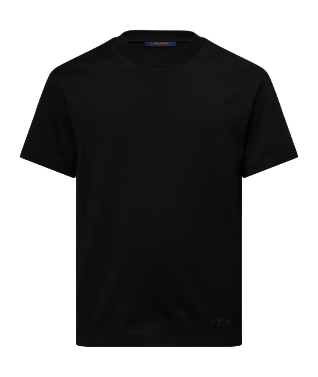 LOUIS VUITTON Черная футболка, фото 1