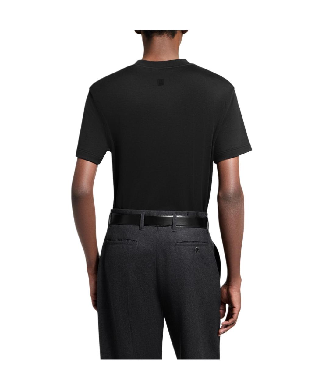 LOUIS VUITTON Черная футболка, фото 4