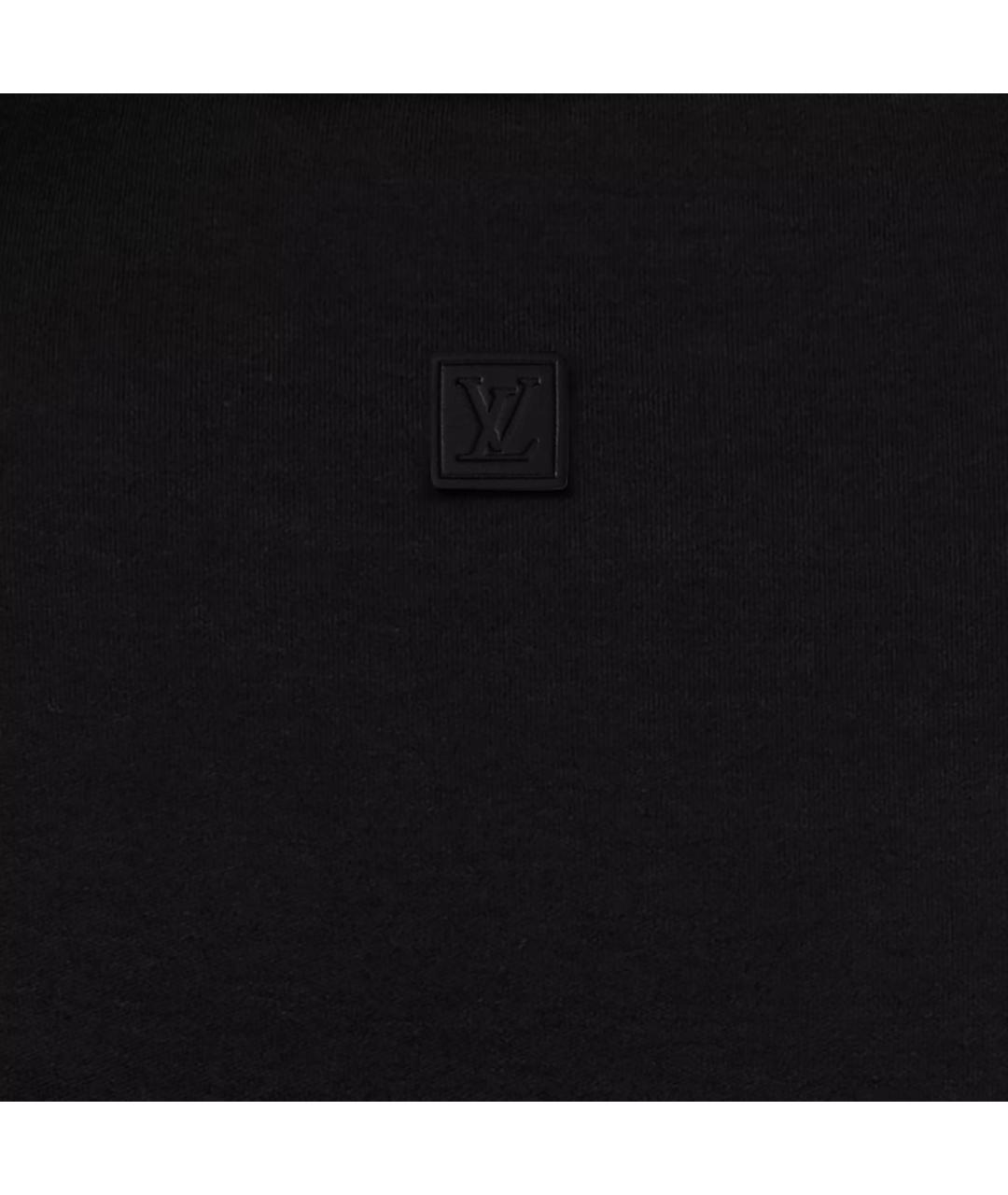 LOUIS VUITTON Черная футболка, фото 5