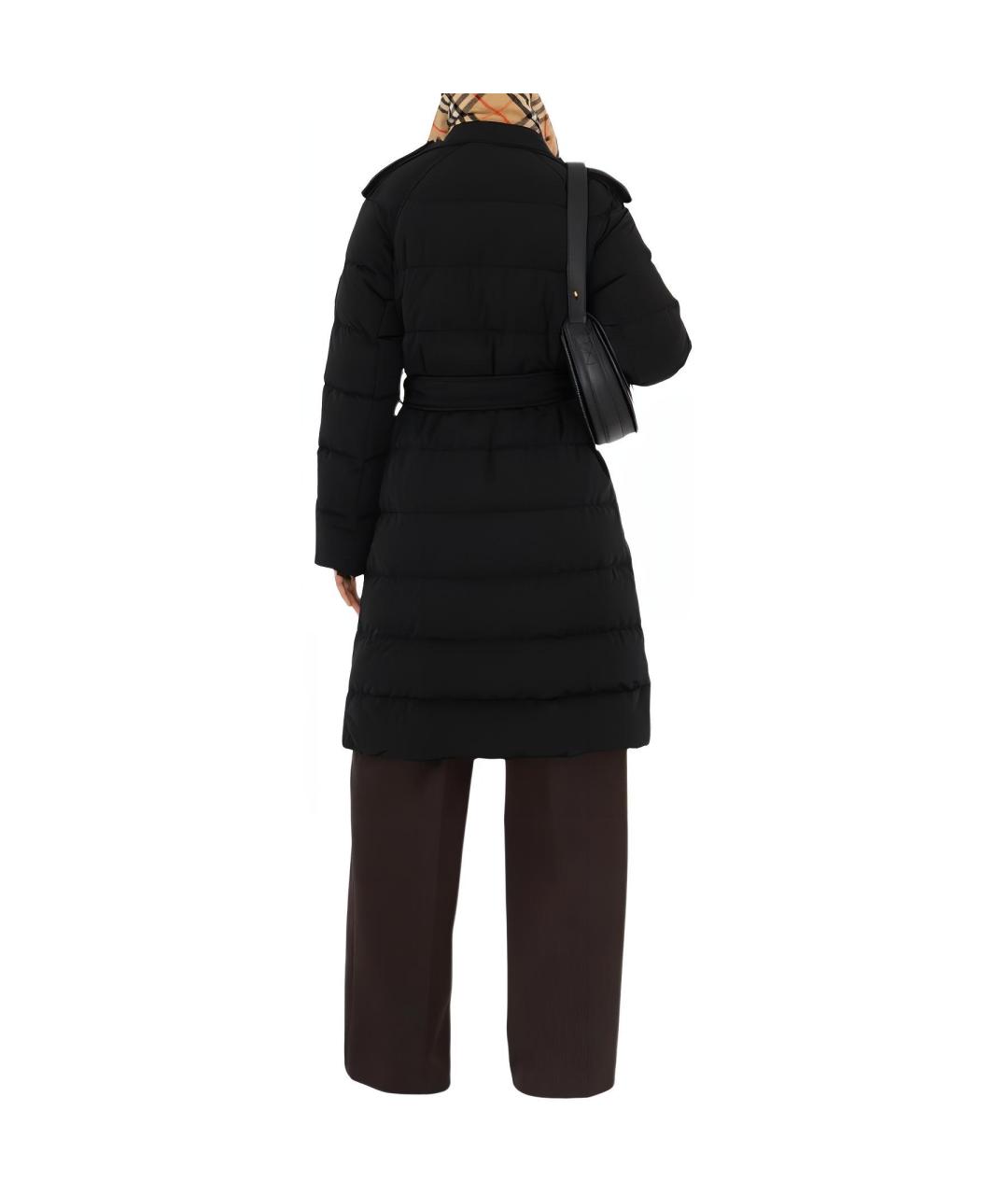 BURBERRY Черный пуховик, фото 3