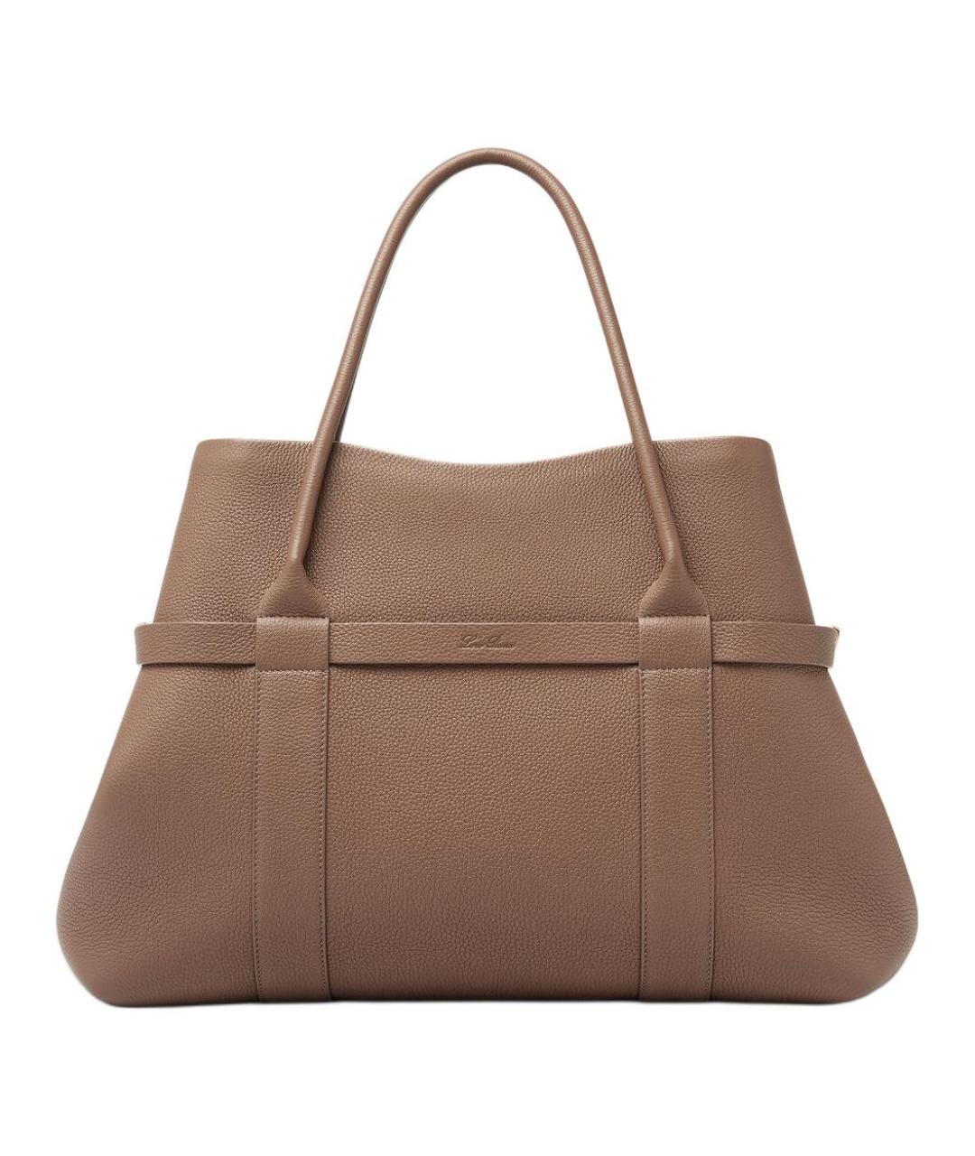 LORO PIANA Кожаная сумка тоут, фото 3