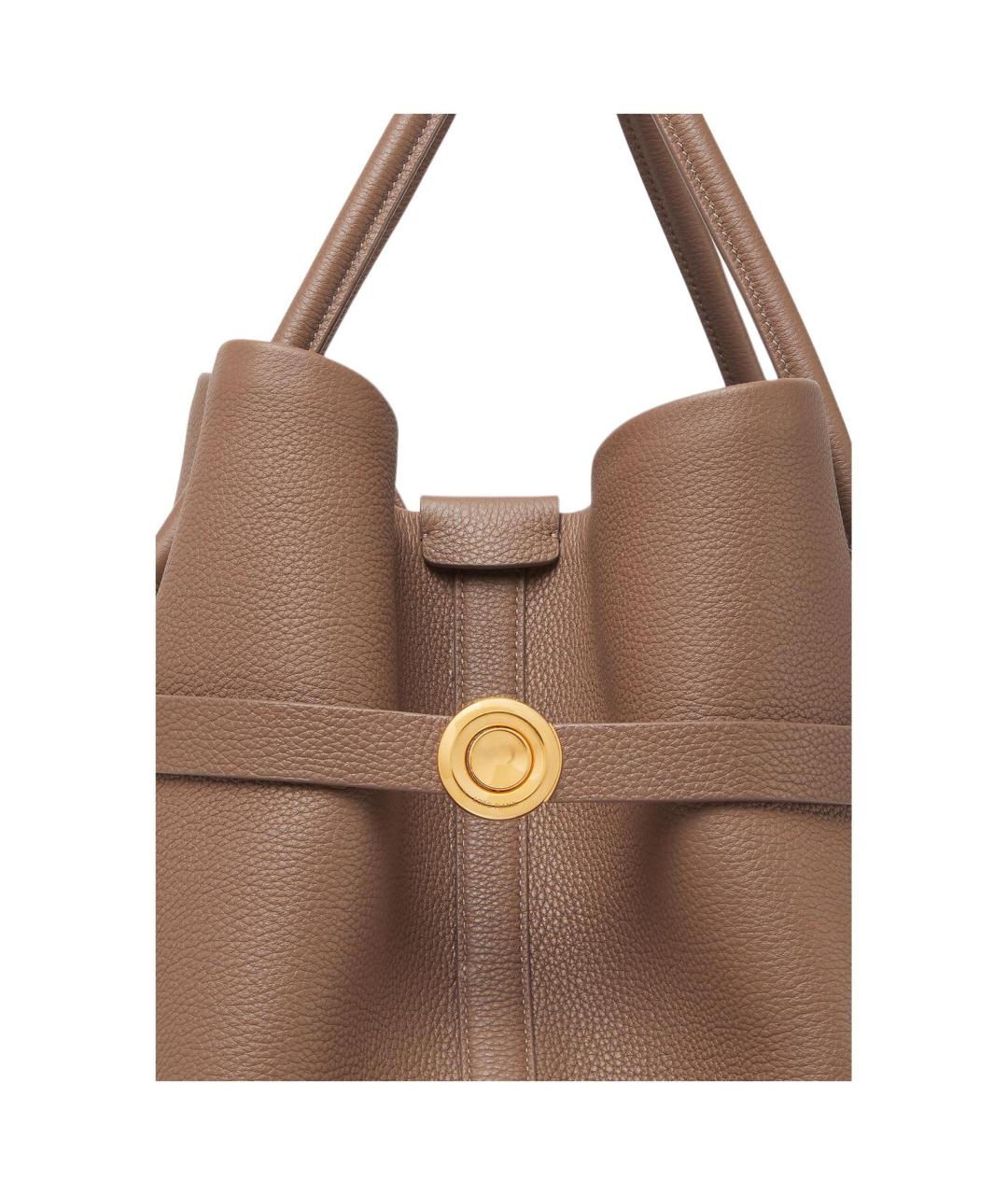 LORO PIANA Кожаная сумка тоут, фото 5