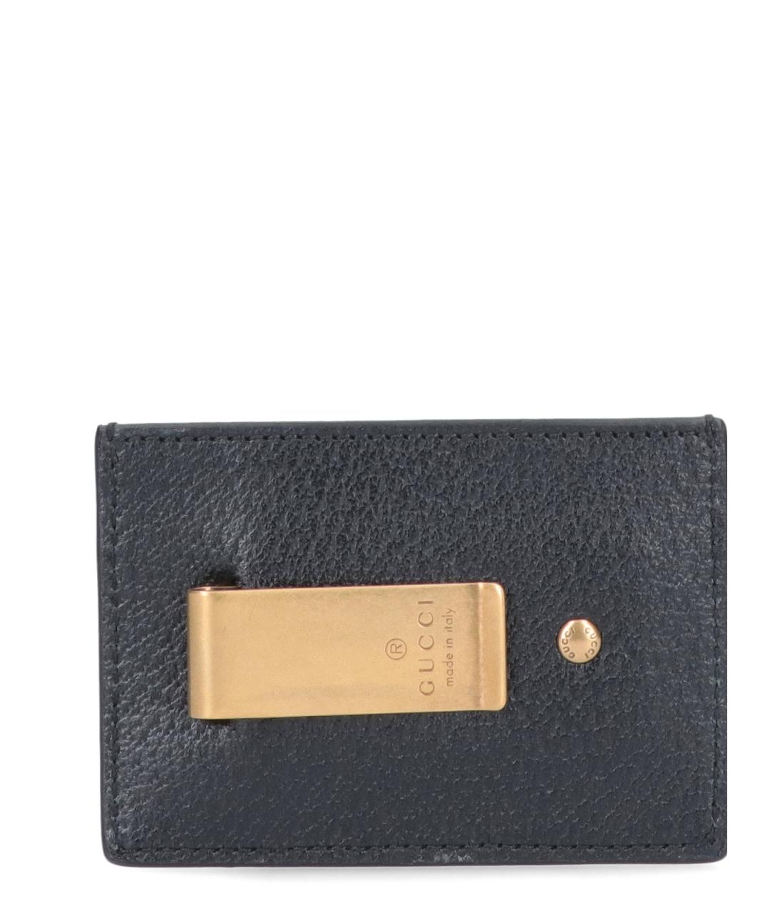 GUCCI Черный кожаный кардхолдер, фото 2