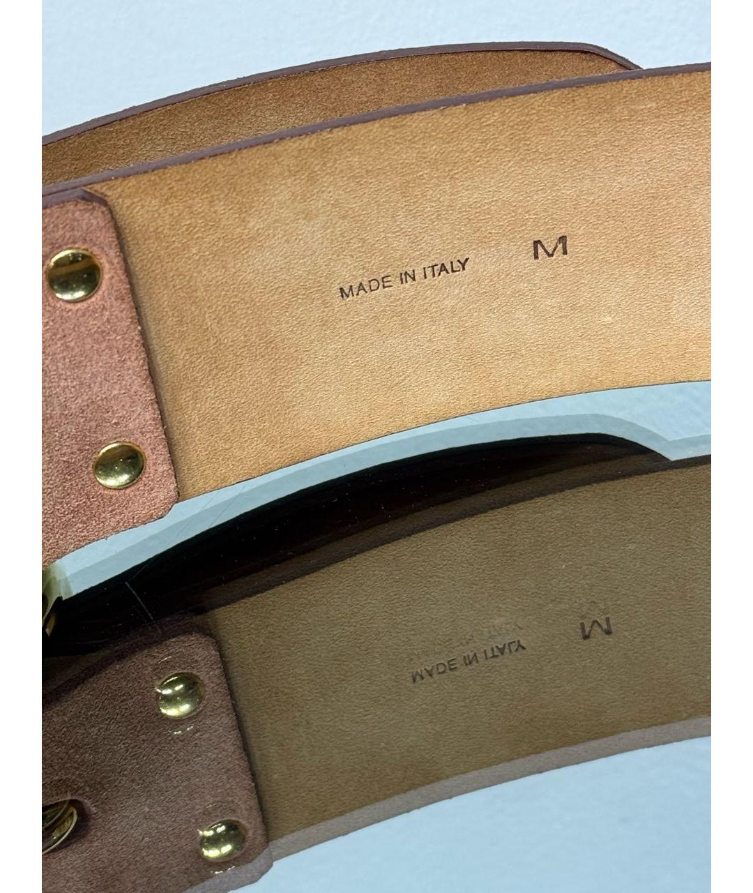 CHLOE Коричневый замшевый ремень, фото 5