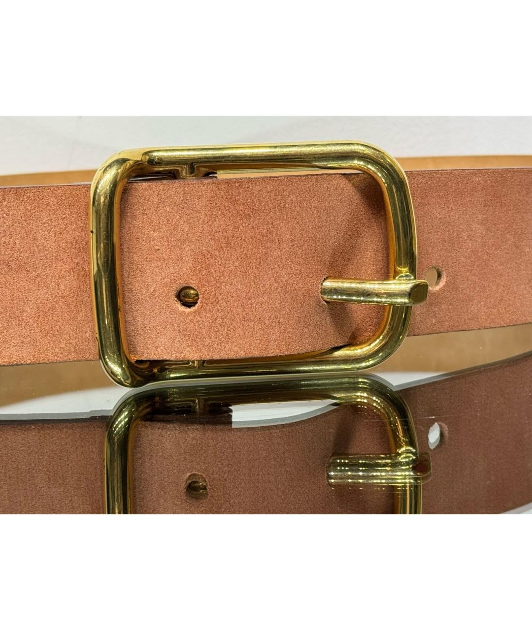 CHLOE Коричневый замшевый ремень, фото 2