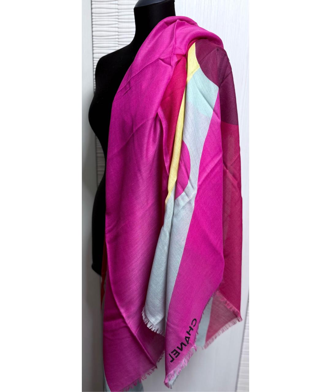 CHANEL Мульти хлопковый платок, фото 5