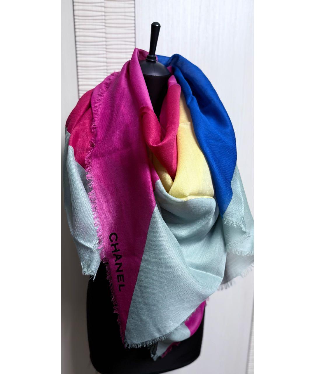 CHANEL Мульти хлопковый платок, фото 2