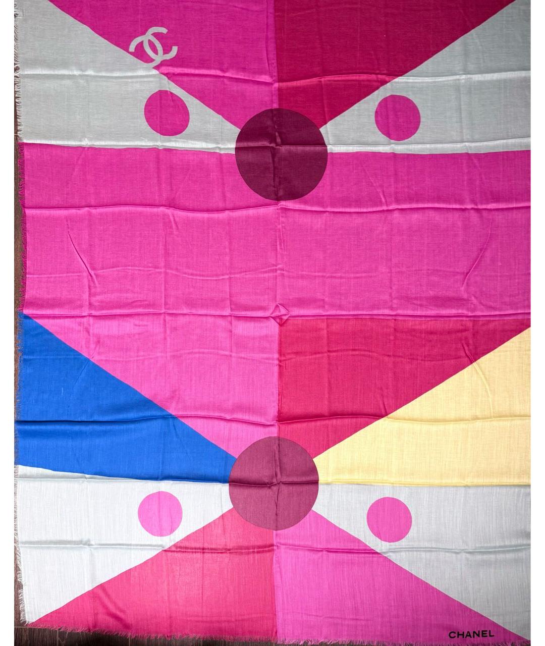 CHANEL Мульти хлопковый платок, фото 3