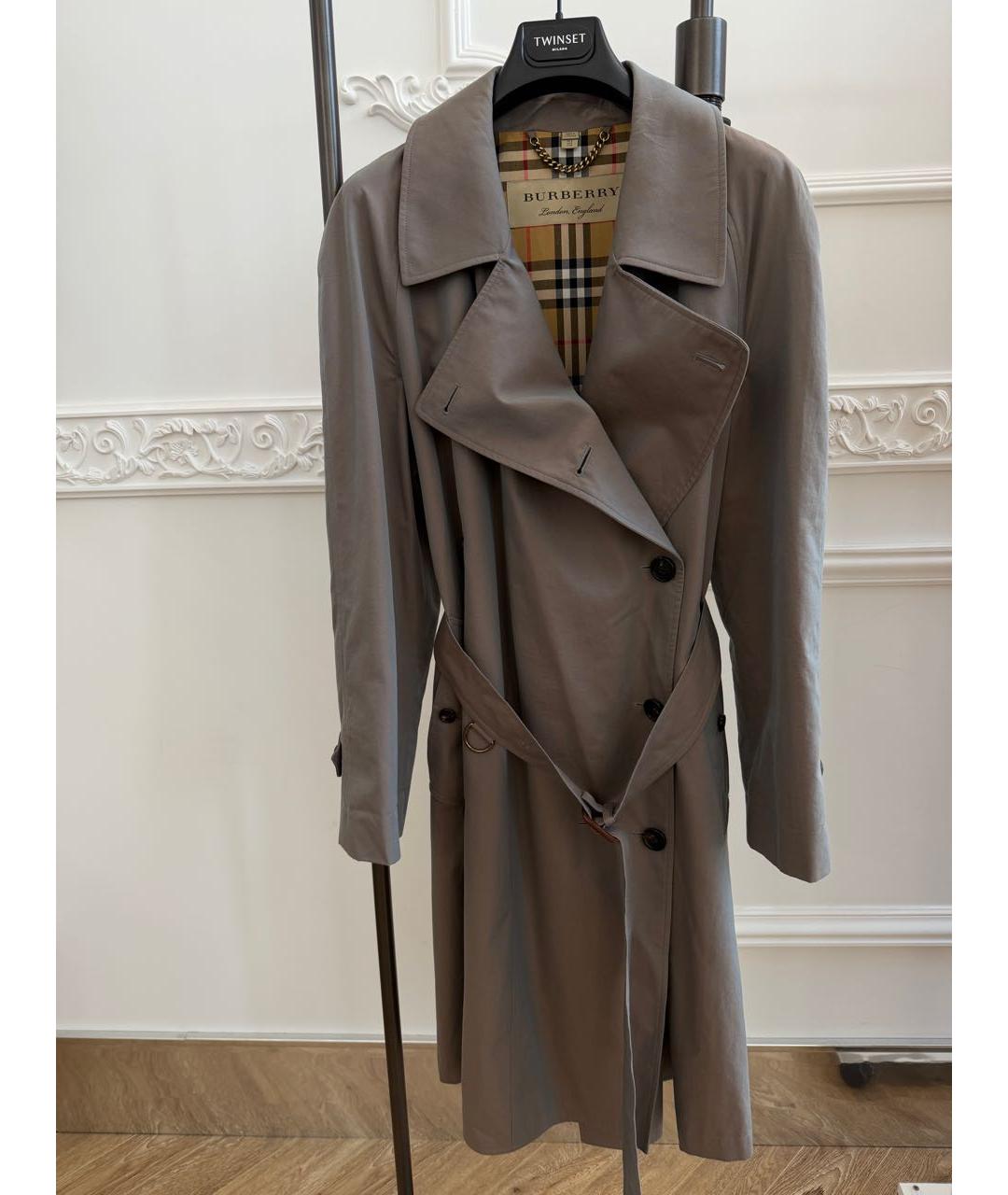 BURBERRY Хлопковый тренч/плащ, фото 8