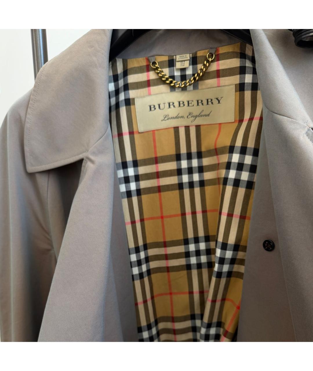 BURBERRY Хлопковый тренч/плащ, фото 4