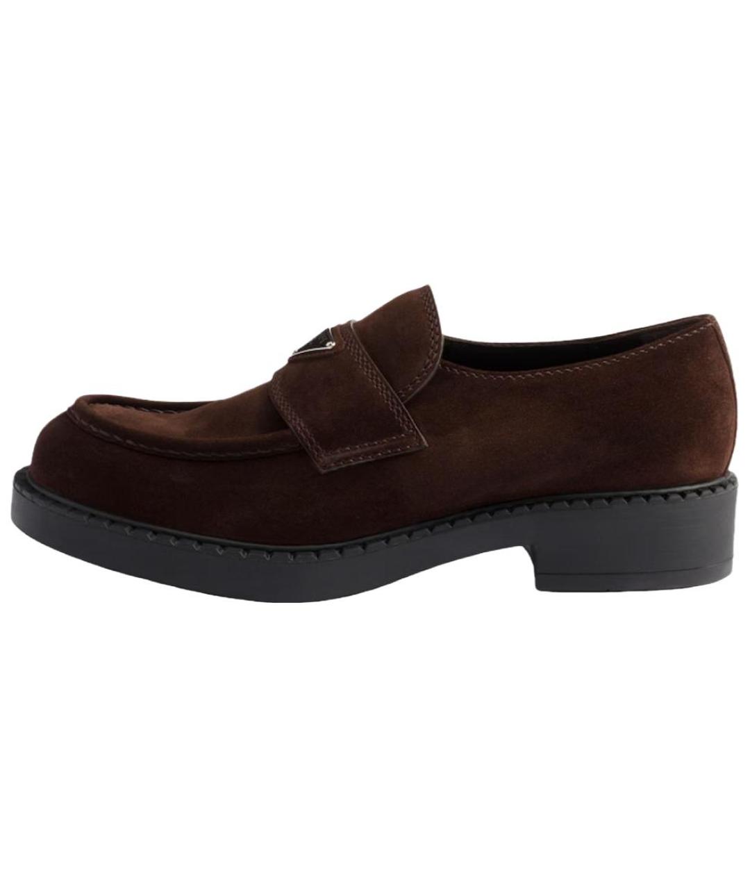 PRADA Коричневые лоферы, фото 2