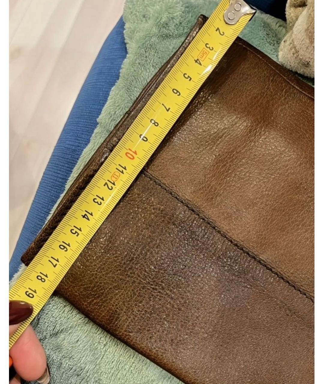 PRADA Коричневые кожаные сапоги, фото 7