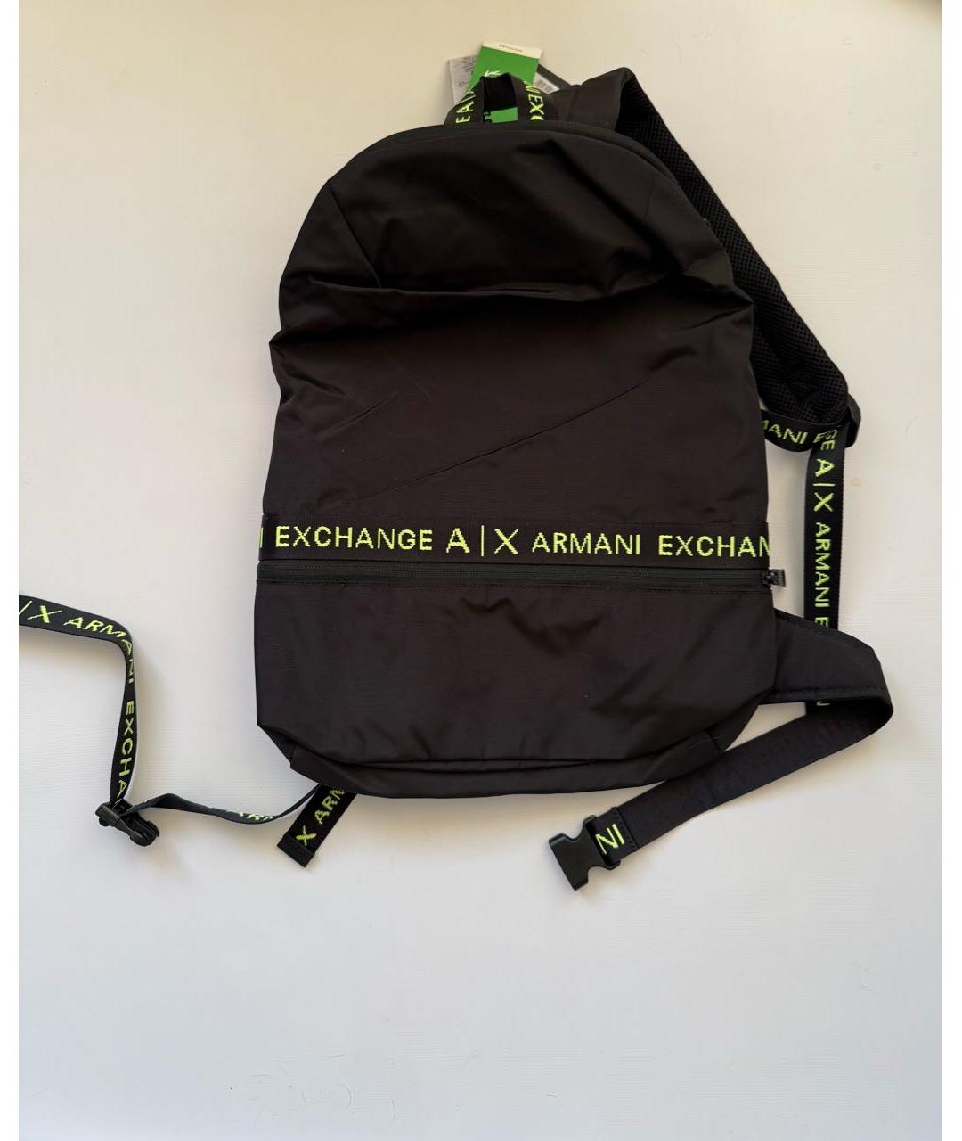 ARMANI EXCHANGE Черный рюкзак, фото 5