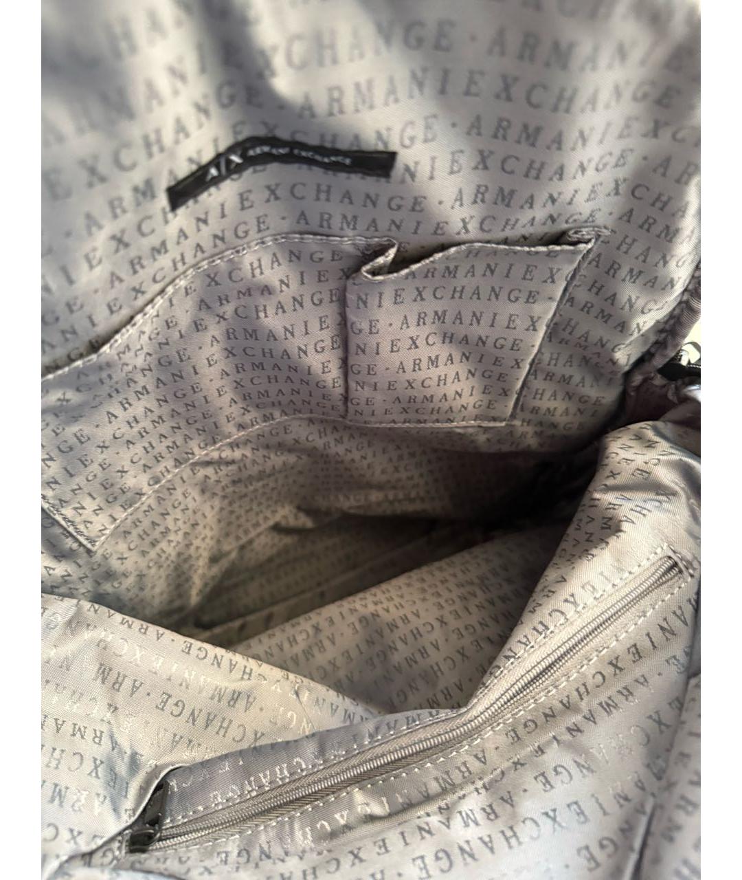 ARMANI EXCHANGE Черный рюкзак, фото 4